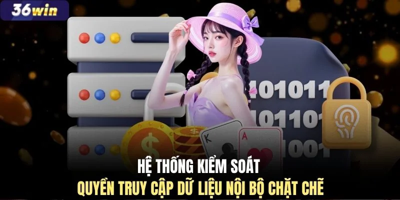 Hệ thống kiểm soát quyền truy cập dữ liệu nội bộ chặt chẽ